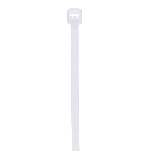 Panduit PLT1M-C Cable Tie, Miniature, Nylon 6.6, 3.9-Inch Length, Natural (100-Pack)