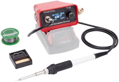 Cordless Soldering Iron Station for Milwaukee M18 18V Battery(Tool Only)