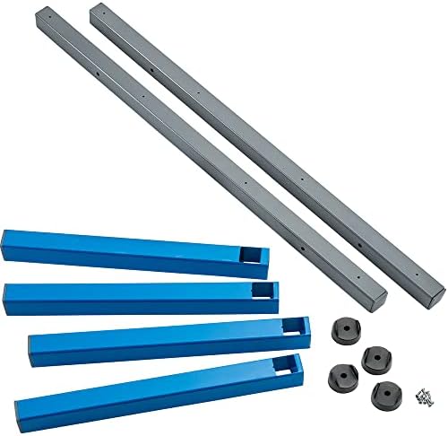 ROCKLER 4-Tier Lumber Rack, Wall Mounted Shop, Basement, Garage Organizer | Wall Storage Shelf for Lumber, Molding & More - Workshop Organizer Holds up to 110 lbs