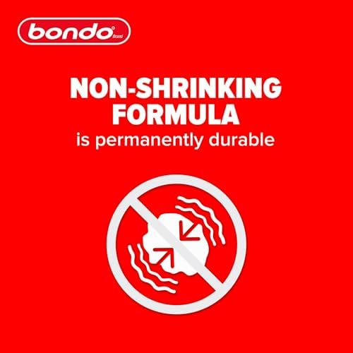 Bondo Original Filler 7 lb with Hardener 2.75 oz, Repairs Dents, Dings, Holes, and Scratches, Multi-Surface Use on Wood, Aluminum, Concrete, and Fiberglass (OR-GAL-ES)
