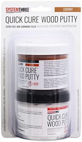 SYSTEMTHREE Quick Cure Putty, Red Oak, 8-oz Kit