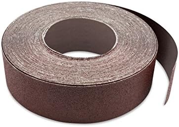 Red Label Abrasives 3 Inch X 70 FT 60 Grit Woodworking Drum Sander Strip Roll, Cut to Length