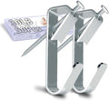 Picture Hangers, Extra Thick, 30 lb, for Decorative Drywall & Plaster Walls - Small Nails for Painting, Frame Hooks to Hang for Hanging, 50 pcs, Silver
