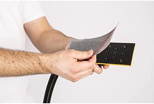 Mirka Abranet 2.75x8 Inch 150 Grit Mesh Sanding Sheets Hook & Loop, 50 Pack
