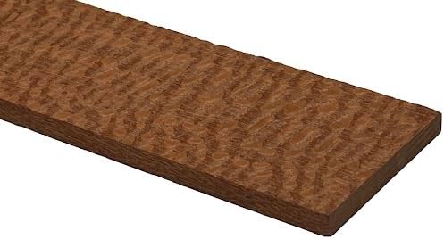 Leopardwood 1/2" x 3" x 24" Thin Stock Lumber Board for Woodworking, DIY & Furniture by Exotic Wood Zone
