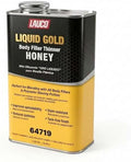 LAUCO Liquid Gold Body Filler Thinner Honey, Bridges Holes, Water Resistant, Lightweight Filler for Fiberglass, Steel, Plastics, Thinner Honey 64719