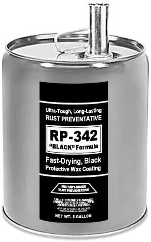 Cosmoline RP-342 "BLACK" Rust Preventative (Military-Grade) (5-Gallon Pail with EZ Pour Spout)