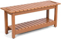41" Shower Bench, Waterproof HIPS Shower Stool for Shaving Legs
