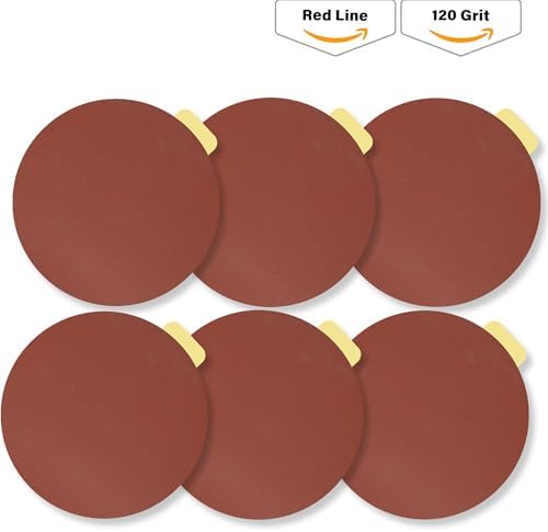 Indasa 5" Rhynostick 100 PCS 120 Grit, PSA Sanding Discs – High-Performance Abrasive, 250°F Heat-Resistant, Clog-Free, No Residue – Aluminum Oxide Plus Lubricant