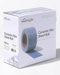 Sunmight Ceramic Film Sandpaper Roll 2.75" x 13.12yd 320G — Hook & Loop Sand Paper Sheets for Auto Body, Car Sanding, Wood, Metal, Longboard Block Tools | Wet Dry Automotive Shop Supplies, Wet Dry Use