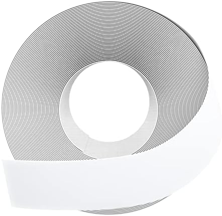 GSCIT Club White Edge Banding, 1 1/2 inch x 25ft Melamine Edge Banding with Hot Melt Adhesive Pre-glued Edge Banding Flexible Edging for Plywood Cabinet Furniture