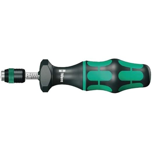 Wera 05074710001 Kraftform 7445 Hexagon Torque Screwdriver, 1/4" Head, 2.5-11.5"/lbs Variable Torque Adjustment Range