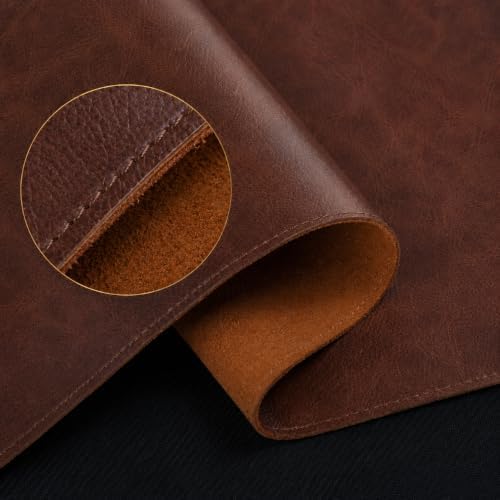 Leather Desk Mat & Mouse Pad - Desk Blotter Large 31.5X 15.8in