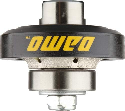 DAMO 3/16 inch Demi Bullnose & Half Bullnose Diamond Hand Profile Wheel, Hand Profiler, Medium Grit Router Bit, 5/8-11 Thread, for Granite, Concrete, Marble, and Countertop Edge