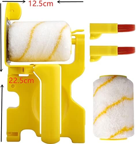 Profesional Paint Roller Replacement Application Edger Brush Tool Multifunctional for Home Wall Ceiling(E)