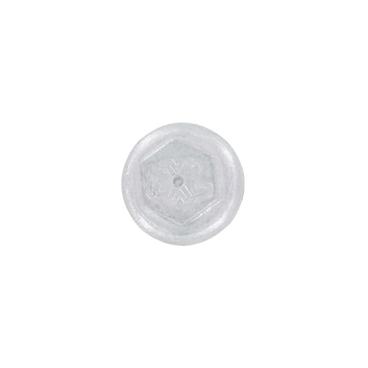 Fasteners Plus ST Fastening ZXL Woodbinder Metal-to-Wood #10 x 1-1/2" Polar White Screws with EPDM Rubber Washer, 250-Count - Designed for Metal Roofing and Siding Panels