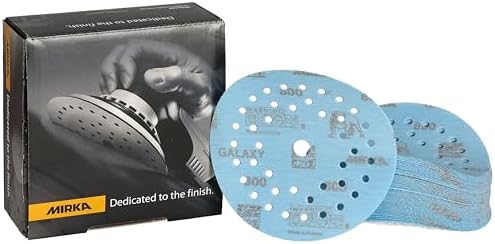 Mirka Galaxy Multifit 5 Inch Ceramic Sandpaper 800 Grit Hook & Loop 50 Pack