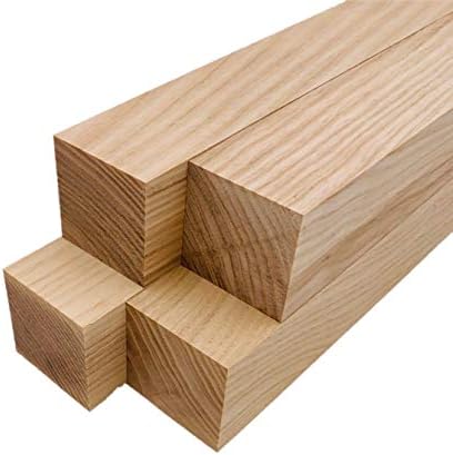 Barrington Hardwoods White Ash Lumber Square Turning Blanks (4 Pieces) (2" x 2" x 30")