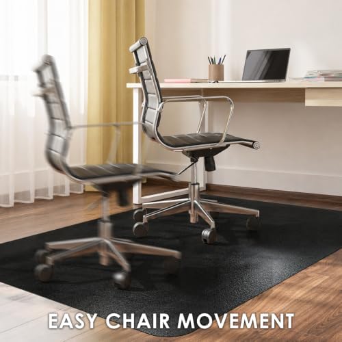 Kuyal Chair mat for Hardwood Floor 36 x 55 inches Rectangle Floor Mats