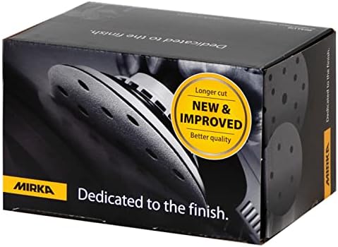 Mirka Basecut Sandpaper 5 Inch 80 Grit PSA 100 Pack