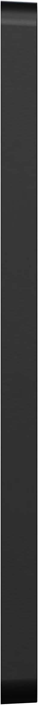 Square D by Schneider Electric X Series Wall Plate for Outlet and Light Switch, Mid Size Plus 1 Gang, Matte Black