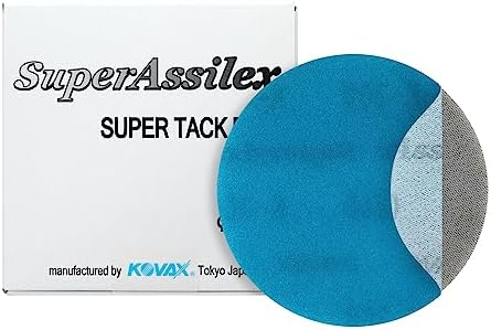 Super Assilex Flexible 3 inch Sanding Discs, Ocean K-360, Hook & Loop, 730-2514, 50 Discs + Interface Pad