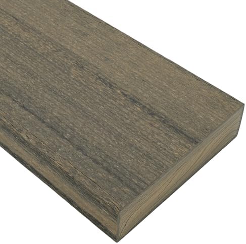 BuyPlastic Tangent Poly Lumber - Coastal Gray, 1x4 (0.75" x 3.5"), 72" Length - HDPE Plastic Board for Outdoor Furniture and More
