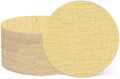 HARFINGTON 50 Pcs 3 Inch Sanding Discs 80 Grit Yellow Aluminum Oxide