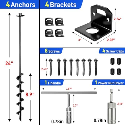 GGC 24" Mobile Home Anchors