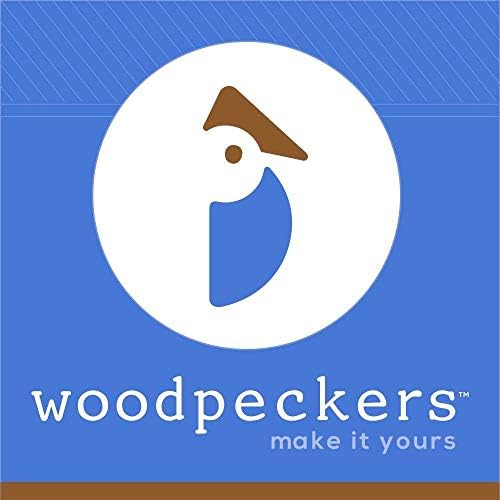 6 mm Baltic Birch Plywood 1/4 x 12 x 12 Inch, Box of 25 B/BB Grade Craft Wood, Stronger Than Basswood Sheets, for Laser, CNC Cutting and Wood Burning, by Woodpeckers