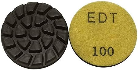 3" Wet Hybrid Diamond Polishing Pads for Concrete & Terrazzo, #100 Grit