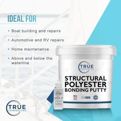 Polyester Bonding Putty, 1 Gallon Kit