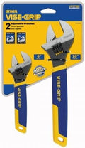 Irwin Industrial Tool 2078700 Adjustable Wrench Set 2 Count