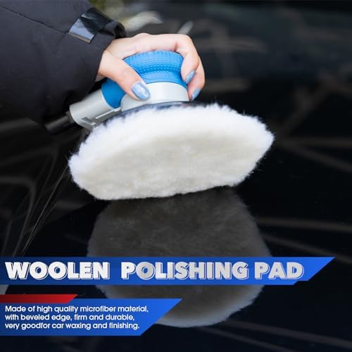 6" Air Sander Kit - Garage-Ready Dual Action Tool, Car Detailing & Woodworking Hero | Palm-Sized Power w/Free Tool Kits