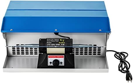 Xuthusman 200W Table Top Polishing Buffing Machine Jewelry Polisher Dust Collector w/Light 200W