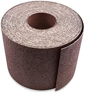 Red Label Abrasives 4 Inch X 60 FT 150 Grit Woodworking Drum Sander Strip Roll, Cut to Length