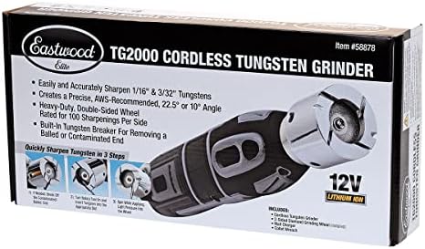 Eastwood Elite TG2000 Cordless TIG Welder Tungsten Grinder