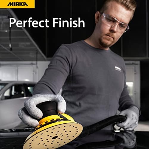 Mirka Gold Multifit 6 Inch 240 Grit Hook and Loop Sanding Discs, 50 Pack