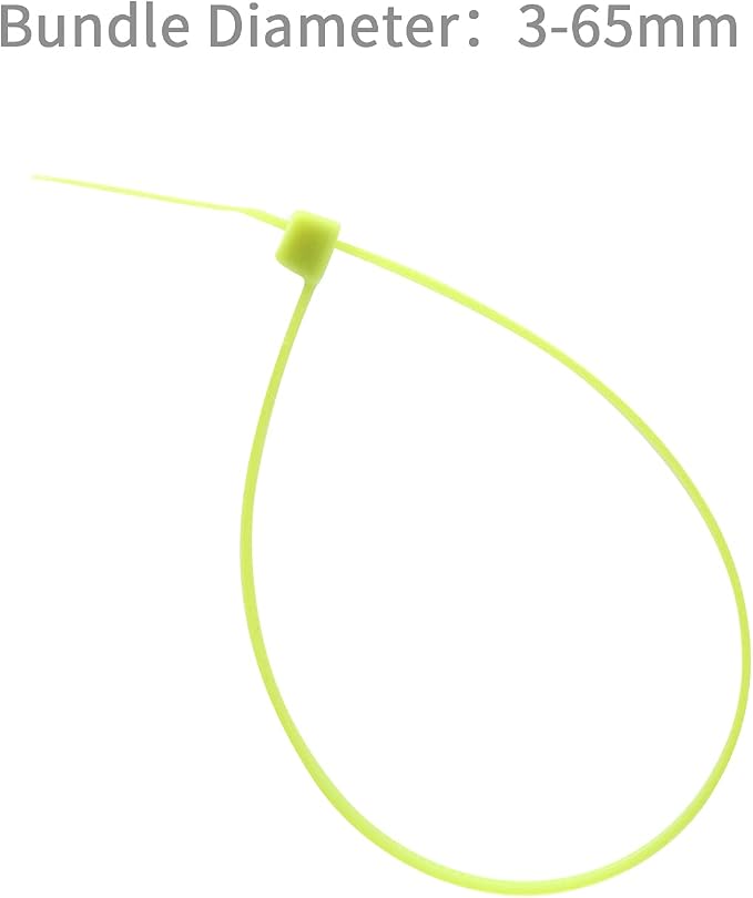 XINGO 10 Inch Cable Zip Ties (500 Pack), 40 Lbs Tensile Strength-Heavy Duty, Self-Locking Nylon Plastic Nylon Wire Ties for indoor and outdoor (Apple Green)