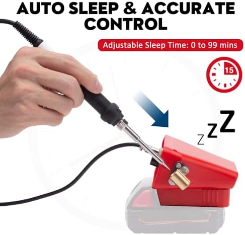 Cordless Soldering Iron Station for Milwaukee M18 18V Battery(Tool Only)