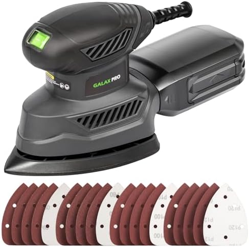 GALAX 1.1A Detail Sander Corded 13000 OPM with 20Pcs Sandpapers