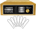 Sandbaggy Galvanized 6-Inch Landscape Staples ~ 9 Gauge Steel - Fabric Pins, Garden Earth Stakes, Ground Cover, Fence Anchors, Lawn Nails ~ Trusted by Organic Farmers Across the USA (1,000 Staples)