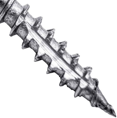 Jake Sales #8 x 1-1/2" Silver Star Stainless Steel Wood Screw Torx/Star Drive Head - Grade 305 Stainless Steel Torx/Star Drive Wood Screws - (5 Pound CASE ~8865 Screws)