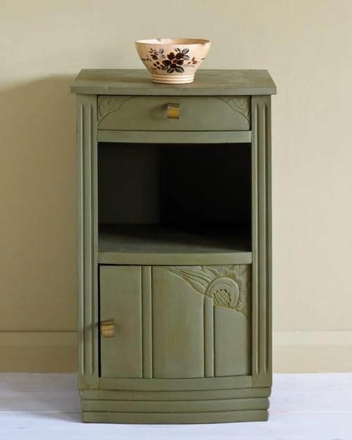 Annie Sloan Chalk Paint® (Olive, 500 ml/16.9 Fl Oz) a unique decorative paint for furniture, cabinets and home décor with no sanding or priming