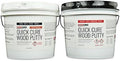System Three Quick Cure Putty, Black Walnut, 2-Gallon Kit