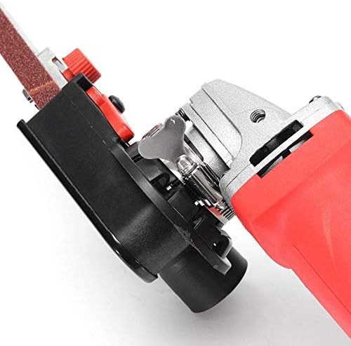 SagaSave Mini Belt Sander Sanding Head Adapter Electric Angle Grinder Sander Head Attachment for M14 Thread Spindle Electric Angle Grinder