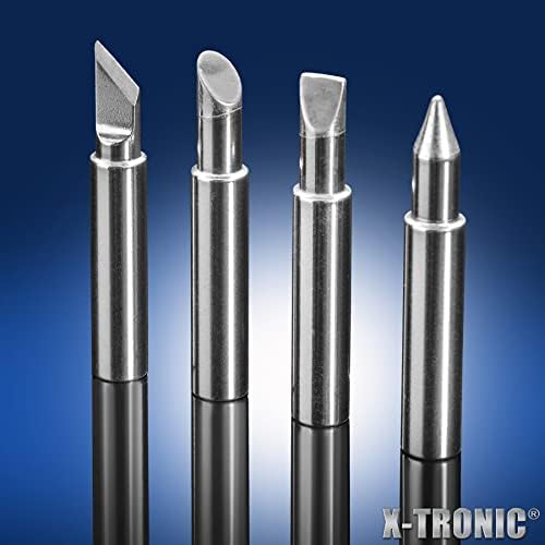 X-Tronic Model 9060-PRO-X • 200 Watt Stained Glass Soldering Iron Station w/4 Soldering Tips • Temp: 392°F - 842°F/200°C - 450°C • °C/°F Conversion • 0-30 Minute Sleep Timer.