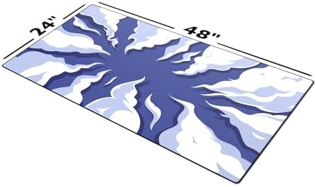 Gamer Boss - Gaming Mouse Pad - 48 x 24 Inches - 4mm Thick with Stitched Edges, Non-Slip Rubber Base, Premium Cloth Mousepad, Desk Mat for Laptop, Keyboard, Computer & PC (Mega, Smoke)