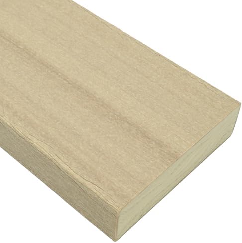 BuyPlastic Tangent Poly Lumber - Birchwood, 1x4 (0.75" x 3.5"), 36" Length - HDPE Plastic Board for Outdoor Furniture and More