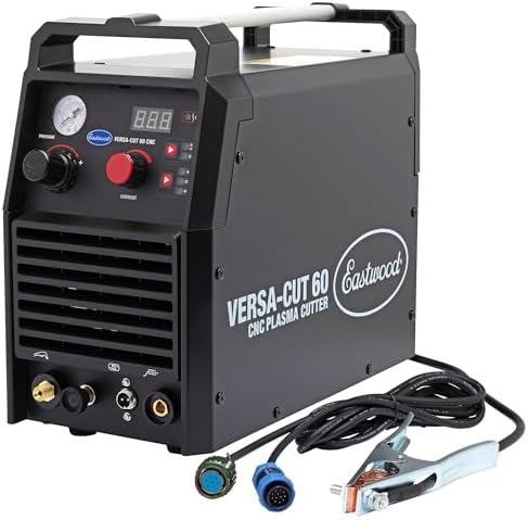 Eastwood Versa Cut 4X4 CNC Plasma Table and CNC Cut 60 with Machine Torch and HD Consumables Kit